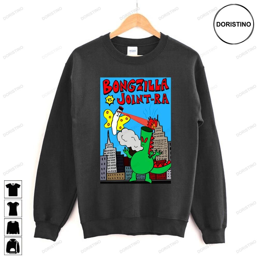 Funny Bongzilla Cartoon Limited Edition T-shirts